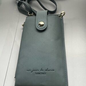 TAOMICMIC "Un Jour De Chance" phone wallet or mini crossbody bag.